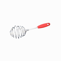 Stainless steel/plastic whisk