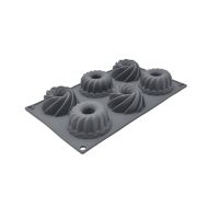 Mold silicone mini cake mix 6 pcs