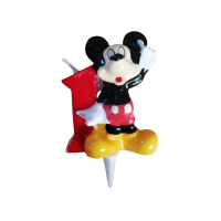 Mickey Mouse torta gyertya sz. 1