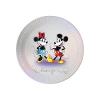 Tanier Minnie a Mickey papier 23 cm 8 ks