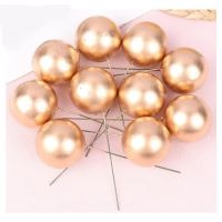 Gold ball punch dia. 2.5 cm 10 pcs