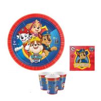 Parti szett - Paw Patrol all tányér, csésze, szalvéta 32 db