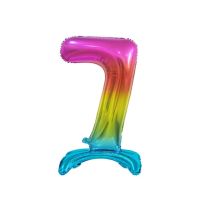 Color foil balloon standing no. 7