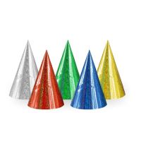 Party hat mix colors 3 pcs