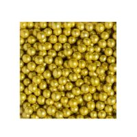 Sprinkle gold pearls 5 mm 50 g