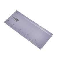 Dough spatula stainless steel with a scale of 25 x 10.5 cm