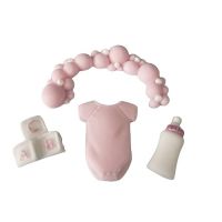 Set - baptism pink 4 pcs