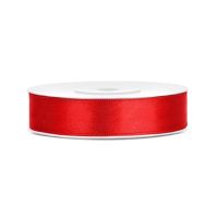 Stuha satén červená 2 cm x 23 m