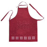 Küchenschürze aus Baumwolle mit Weihnachtspullovermuster