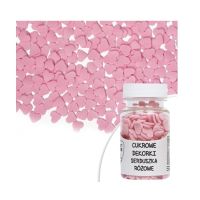 Sprinkle hearts pink 8 mm 30 g