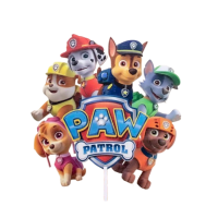 Zápich - Paw Patrol s logem dřevo