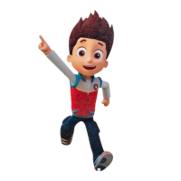 Zápich - Ryder Paw Patrol drevo