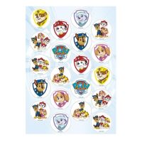 Fondánové obrázky - Paw Patrol 20 ks kruhy