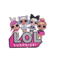 Lalka Lol z logo drewno