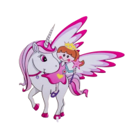 Zápich Unicorn - Jednorožec dřevo