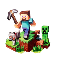 Minecraft wood carving