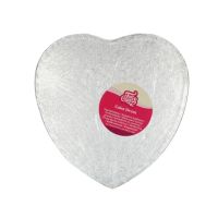 Podložka EXTRA strieborná srdce 27,5 cm
