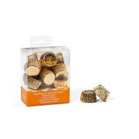Golden metallic cups 180 pcs