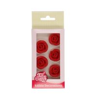 Red rose 6 pcs