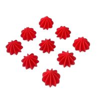 Red meringues 9 pcs