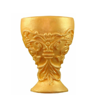 Kalich zlatý 2D 10 cm