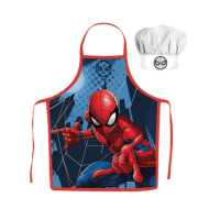 Spiderman children&#39;s apron + hat