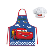 Dětská zástěra McQueen + čepice