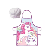 Kinderschürze Einhorn Spezial + Mütze
