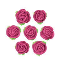 Kleine rosa Rose 7 Stück