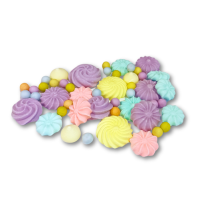 Sprinkle meringue and chocolate balls mix colors 65g