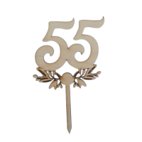 Groove number 55 with wood decoration