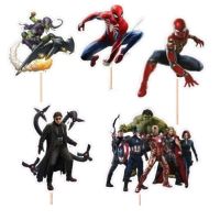 Zápich Avengers papier sada 5 ks