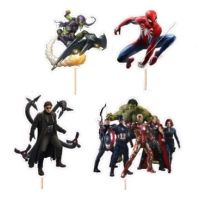 Zestaw 4 wycinanek z papieru Avengers