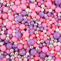 Sprinkle pink-purple-white-silver 50g
