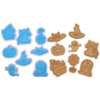 Halloween cutter with plunger 8 pcs