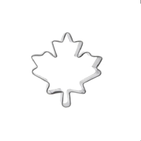 Maple leaf cutter, stainless steel