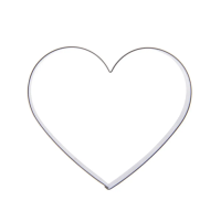 Gingerbread heart cutter