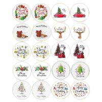 Wafer - Christmas - reindeer, snowman, Santa Claus A4