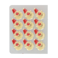 Set of Christmas chocolate decorations Santa 12 pcs