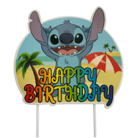 Zápich Happy birthday Stich