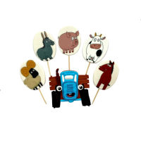 Traktor i cukierkowe zwierzątka 2D