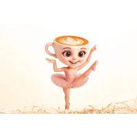 Zápich Ballerina Capucina drevo