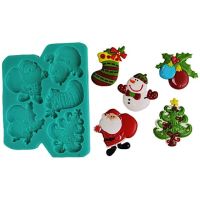 Forma silikónová vianočný stromček a Mikuláš