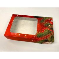 Christmas box red 25x15x5cm