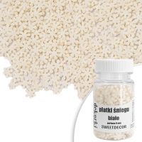Sprinkle flakes white 9 mm 30g