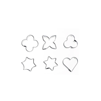 Vykrajovátka mix tvarů mini nerez 6 ks