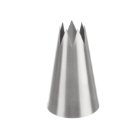 Decorative tip narrow open 7 points 1.7cm