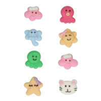 Kawaii Zuckerdekorationsset, 8-teilig
