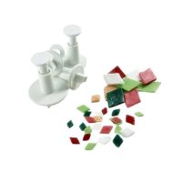 Vykrajovačka kosoštvorce s piestom 3 ks