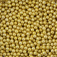 Posyp perličky zlaté 7 mm 50g